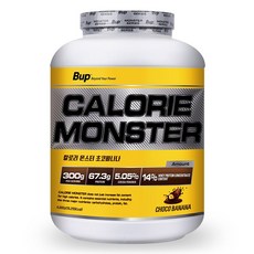 뉴트리션스토어 BUP 칼로리몬스터 초코바나나맛 체중증가 게이너, 1통, 4kg