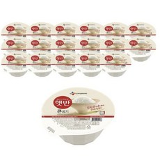 햇반 백미밥 큰공기, 18개, 300g