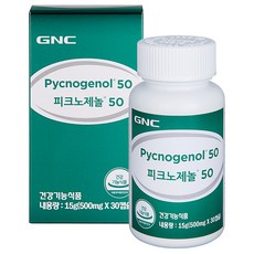 GNC 피크노제놀 50, 30캡슐, 1개, 30정