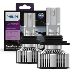 필립스 얼티논 프로3000 합법인증LED 2p, 6500K 백색광, HB3(9005)