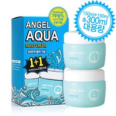 비욘드 엔젤아쿠아 수분 크림 1+1 기획 150ml+150ml/수분크림 데일리크림 피부진정
