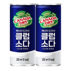 fm)캐나다드라이 클럽소다 캔 250ml _12개