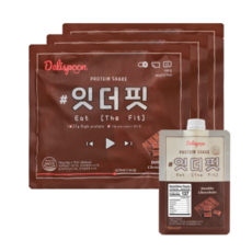델리스푼 단백질 쉐이크 잇더핏 3주플랜 (21개입), 40g, 21개