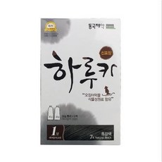 동국제약 하루카 염색약, 7호 흑갈색, 10개