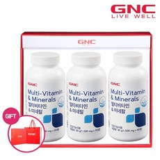 GNC 멀티비타민&미네랄 3개세트, 상세설명 참조, 멀티비타민&미네랄 3병