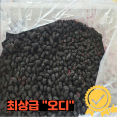 국산 세척제로 최고급 담양 햇 오디 500g 1kg 생과 냉동