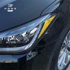 포원) 제네시스 G80 헤드라이트 리플렉터 필름 커버 튜닝 데칼 스티커, GENESIS G80 헤드라이트 리플렉터 필름