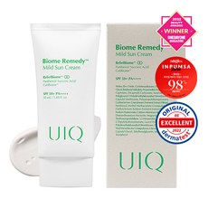 유이크 바이옴 레미디 마일드 선크림 SPF50+ PA++++, 50ml, 1개