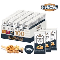 델리웰리 매일견과 빈 100봉 - 빈 앤 너츠, 100개, 20g