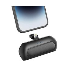 YEAPOWER iPhOne용 휴대용 충전기 4800mAh 소형 PD 고속 충전 iPhOn, Black 1