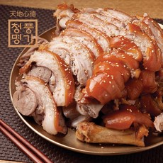 청풍명가 흑마늘족발 1.2kg 이상 후족 썰지않은 통족 돈마루 국내산 생족만을 사용합니다., 1개