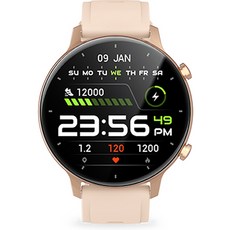 젤센 웨어러블 블루투스 스마트 에어엑스워치3, 골드, 32.5mm