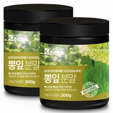 조은약초 굿허브 프리미엄 뽕잎분말, 2개입, 200g