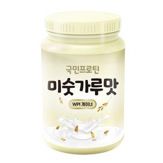 국민프로틴 미숫가루맛 WPI 분리유청단백질 게이너 보충제, 1kg, 1개