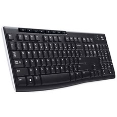 로지텍 무선 키보드 K270, Y-R0015, 혼합색상, 일반형