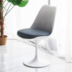 영가구 안나 튤립체어 카페 디자인의자, 그레이