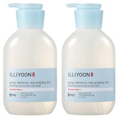 일리윤 세라마이드 아토 6.0 탑투토워시, 500ml, 2개