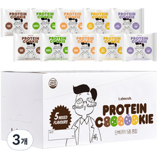 랩노쉬 단백쿠키 믹스 40g x 5종 x 2p 세트, 400g, 3개