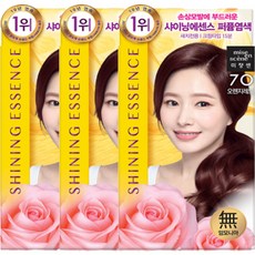 아모레퍼시픽 미쟝센 샤이닝에센스 퍼퓸염색 7O(오렌지레드) 3개 새치전용 크림타입15분 염모제