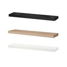 [이케아] LACK 라크 벽선반 110cm/수납장/진열대/벽걸이/벽수납/거실가구, 색상:블랙브라운_801.861.98