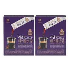 맥널티커피 리얼 에스프레소 샷 헤이즐넛향 액상 스틱 커피, 450ml, 30개입, 2개