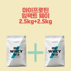 마이프로틴 임팩트 웨이 프로틴 2.5kg+2.5kg 유청 단백질 보충제 WPC, 모카, 초콜렛 민트, 2.5kg, 2개