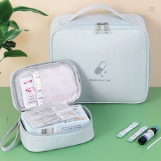 약통 케이스 휴대용 구급파우치 (대형), 대형 민트