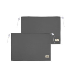아이자리 차량용 햇빛가리개 차박용커튼, 차콜그레이, 2p