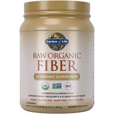 가든 오브 라이프 Garden of Life RAW Organic Fiber 무가공 식이섬유 803 g, 803g, 1개