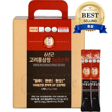정원삼 6년근 고려홍삼정 365 스틱, 100포, 1000g, 1개