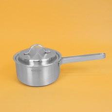 쿠쉐프 통5중 인덕션용 스텐 편수 냄비 16cm 인덕션 전용 IH 스탠, 편수16cm(스프/라면용), 편수16cm(스프/라면용)