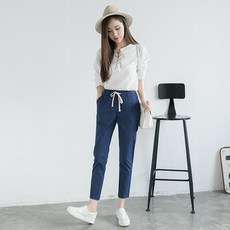 여성용 밴딩팬츠
