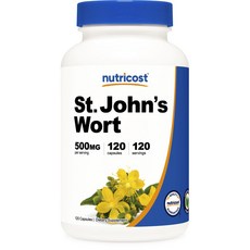 뉴트리코스트 St. John's Wort 500mg 캡슐, 120개입, 1개