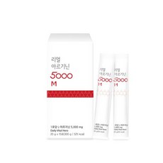 (주)웰파인 리얼 아르기닌 5000M 300g (20g*15포), 20g*15포, 1개