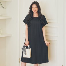 씨엘스토리 여성 플리츠 라운드 원피스