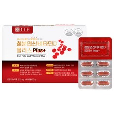 종근당 철분 엽산 비타민D 플러스, 60정, 30g, 1개