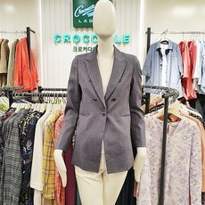 크로커다일레이디 올리비아하슬러 단정하고 깔끔한 마혼방 5버튼 자켓 뉴코아 인천점