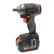 AIMSAK 아임삭 21.6V 브러시리스 임팩렌치 임팩트렌치 BL22GQI, 1개