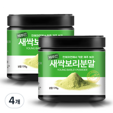 올바른습관 제주 새싹보리 분말, 4개, 170g