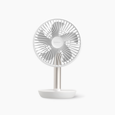 루메나 FAN STAND 3Z 탁상용 무선 선풍기, FAN STAND 3Z 실키화이트
