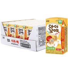 아이꼬야 유기농 베이비주스 120ml, 사과+배, 24개