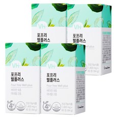 비타민하우스 4FREE 멀티비타민 웰플러스, 60정, 4개