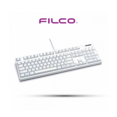FILCO 필코 마제스터치 2 하쿠아 화이트 풀키 기계식 키보드, 영문자판, 청축