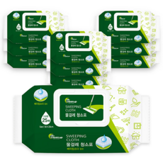 Cleanup 물걸레 청소포 대형 25매, 10팩
