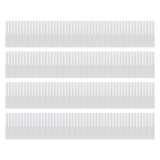 모아시스템즈 서랍장용 칸막이 대형 50x10x0.2cm, 화이트, 4개입