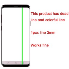 헬퍼솔 삼성 호환 갤럭시 S9 플러스 G960F LCD 디스플레이 프레임 1440x2960 SM-G960A G965T 터치 스크린 죽은 라인, [05] S9 No Frame
