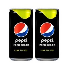 펩시 콜라 제로슈가 라임향, 250ml, 30개