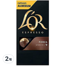 로르 네스프레소 포르자 캡슐커피, 5.2g, 2개