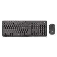 로지텍 MK295 무소음 무선 키보드 마우스세트, M-R0061, 블랙
