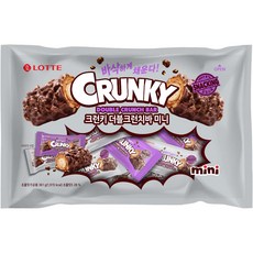롯데제과 크런키 더블크런치바 미니, 361g, 1개